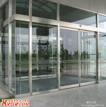 天津自动门安装，旋转门定做，天津电动玻璃门价格图片