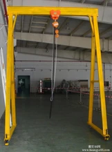 批發(fā)定做龍門吊架廠家-起重2移動龍門吊架圖片-3噸電動龍門架價格