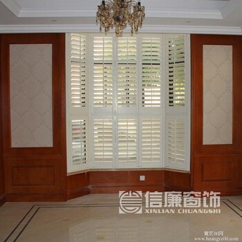实木百叶窗图片实木百叶门图片由上海信廉窗饰提供