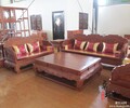 新款荷花宝座沙发/缅甸花梨木沙发11件套/客厅家具组合沙发﻿卓瑞红木家具厂